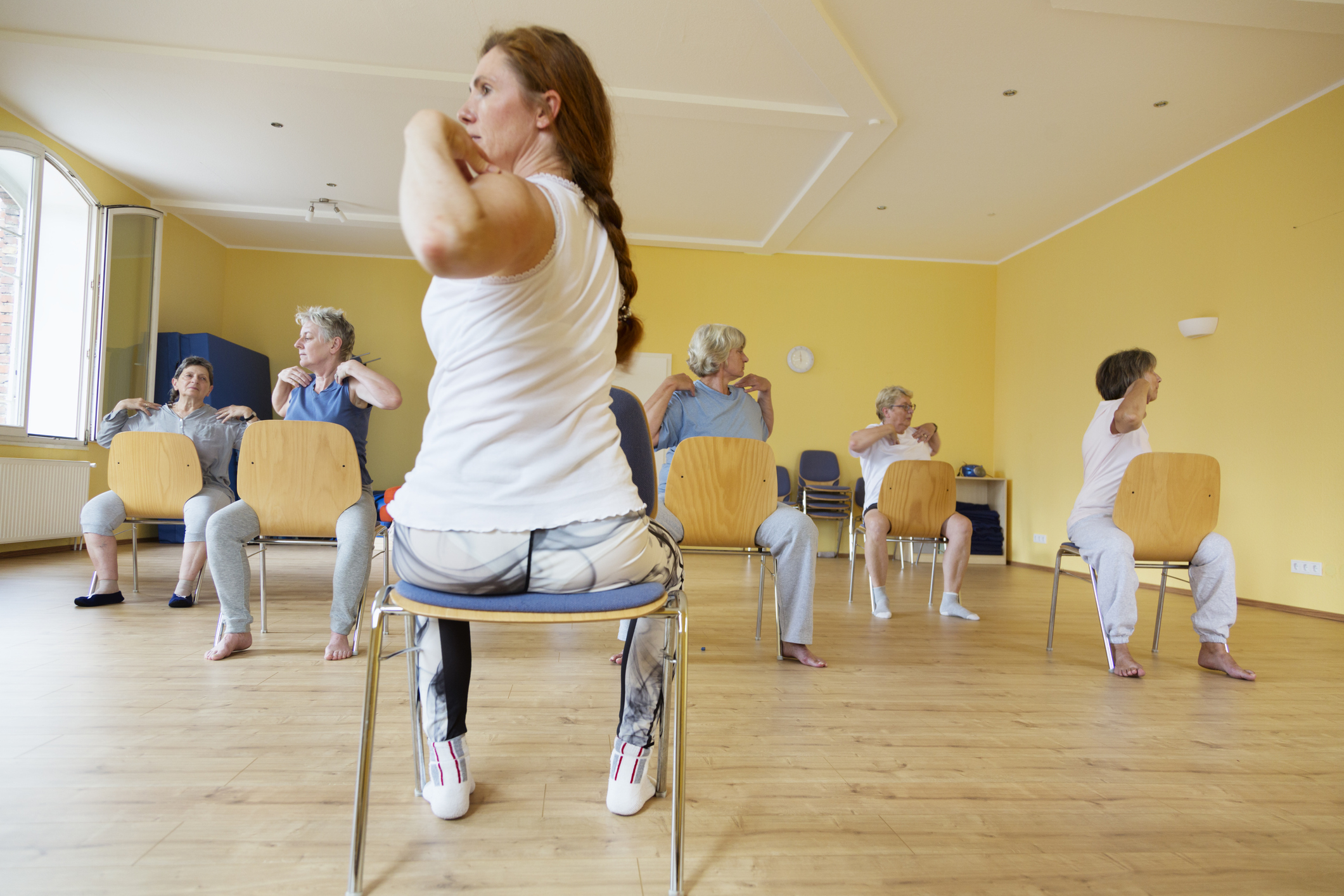 chair yoga for seniors can help you feel good