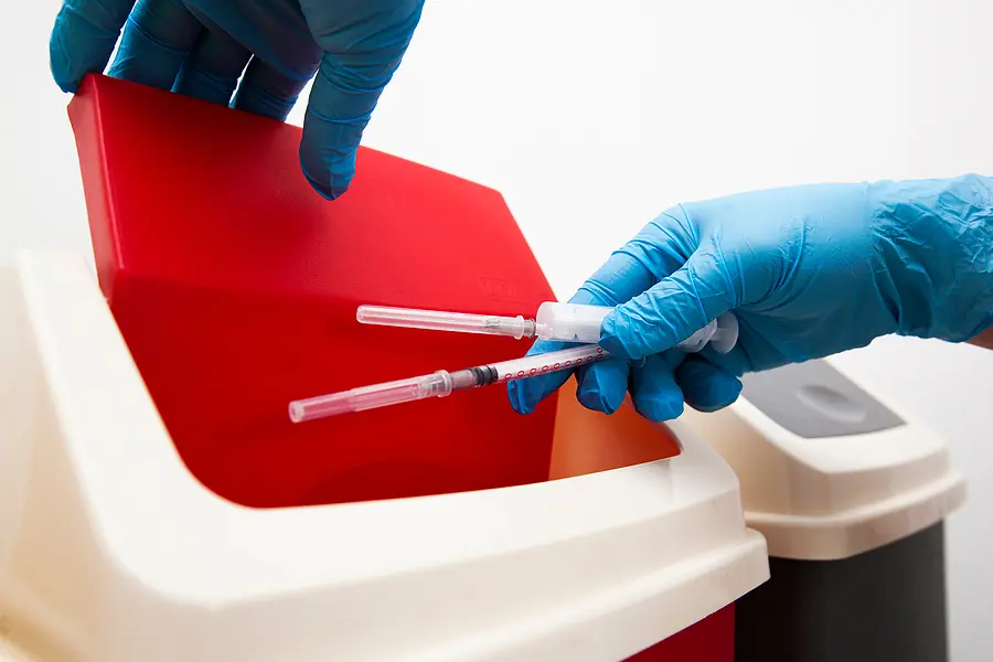 virginia sharps container disposal